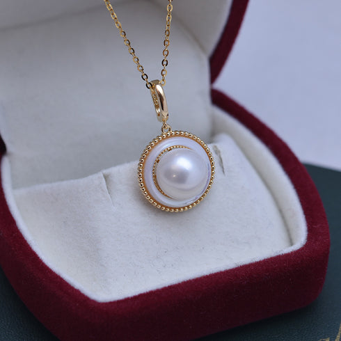 10-11mm Freshwater Pearl & Elysia Earrings - House Of Pearls